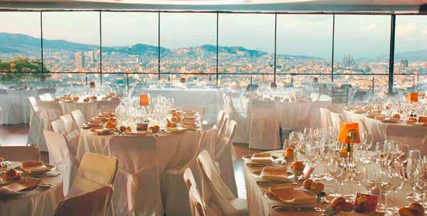 Worthy of mention is its large panoramic terrace and revolving dining room from where spectacular views of the city