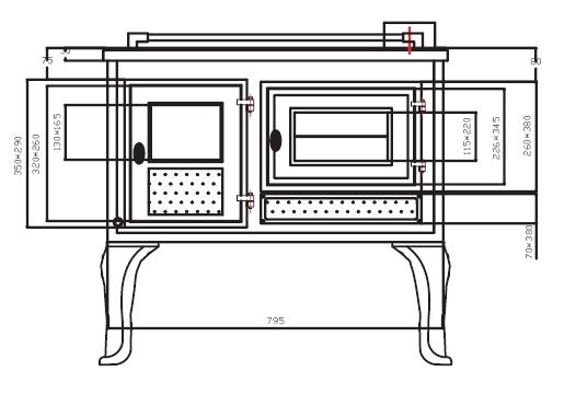 30 Installation and operation manual for Stove model ST-1060g Tested according to German standards: DIN EN 12815, Ö-Standard 15A and 1.+2. BimschvV., CE and Luftreinhalte-Verordnung Switzerland 1.