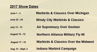 Officer Jim Estey Aug 13 Aug 26-27 Sept 9-10 Rolling Meadows Chicagoland RC 1/4 Scale or 80 wingspan event Barnstormers over Champaign Rockford Warbirds /Giants Field