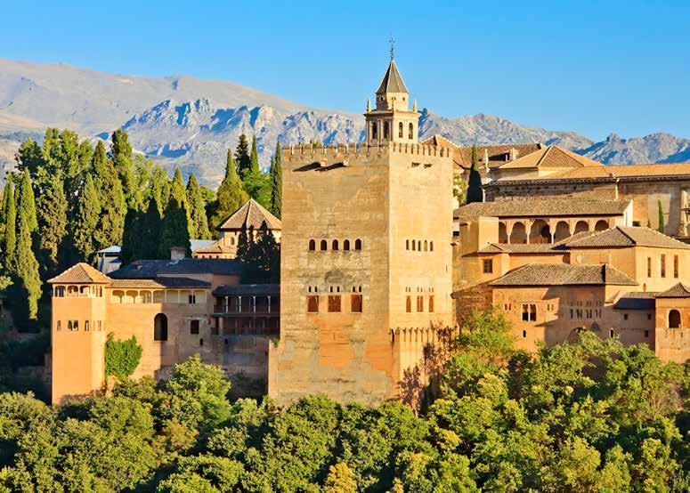 Alhambra From the eighth to the fifteenth centuries, a large area of the region was part of the Islamic world.