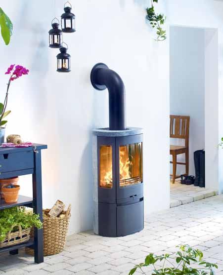 A large stove in compact form Contura 800 has taken its inspiration from the famous superellipse.