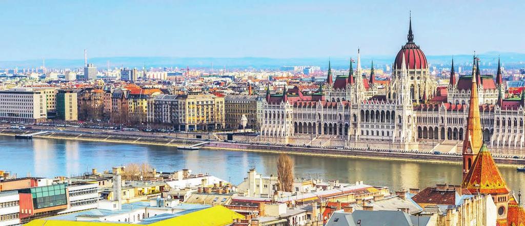 Budapest Parliament Building, Hungary 18 Day Budapest to Amsterdam Splendours of Europe River Cruise Day 1: Thursday 8 August 2019 Adelaide Budapest Depart Adelaide today for your flight to Budapest.