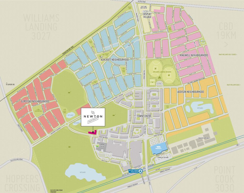 THE MASTER PLAN Williams Landing is designed for convenience and connectivity. Once completed, it will be a major activity centre, with shopping, entertainment and employment opportunities.