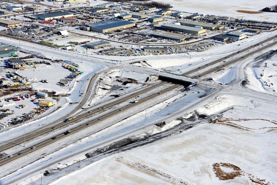 Yellowhead Trail/Sherwood Drive Existing right-in-right-out intersection replaced with new
