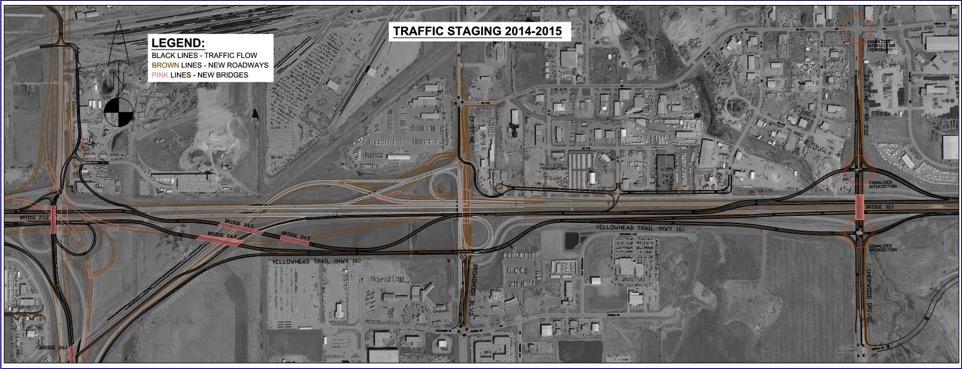2015 Program Yellowhead Detour Stage 2 (Summer 2015) Additional key features Ramp from new CD road onto EB