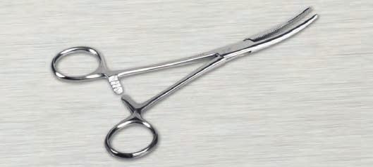 5 Kelly Forcep Straight-Sterile, HG* MDS10767 12 Kelly Forceps Curved, HG* DYND04014 50 Kelly Forceps Curved-Sterile, HG* MDS10528 12 6.25 in (15.