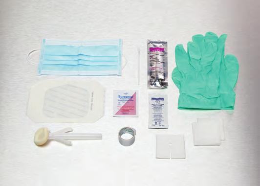 7 cm), Roll Aloetouch 3G Vinyl Gloves DYND75238: 28/cs CENTRAL LINE TRAY with CHLORAPREP Gauze 2 in x 2 in (5 cm x 5 cm), 6-ply, Non-Woven, Split Tegaderm - IV Advanced Securement 1688 Alcohol