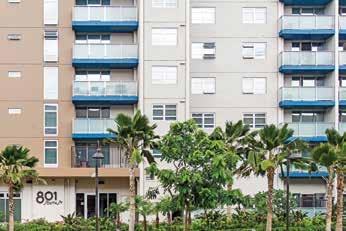 This four-story apartment complex was designed to fulfill the need for moderately-priced, market rentals in the UH Manoa area.