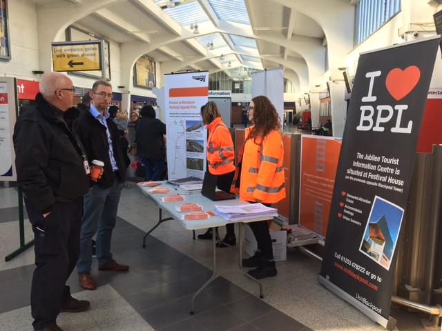 We are holding regular information events at key locations along the Preston to Blackpool route. The events provide an opportunity for our neighbours to meet the project team carrying out the work.