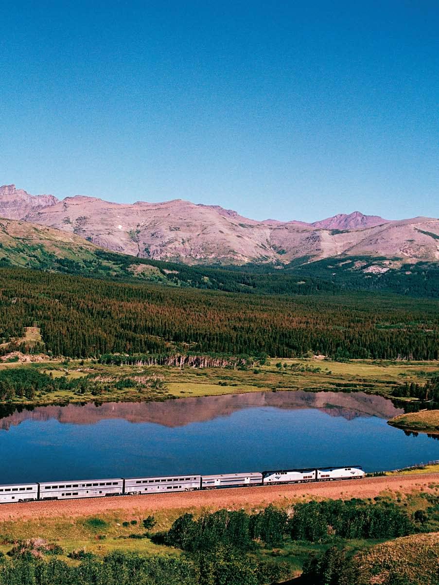 Discover more of america aboard amtrak The best way to truly see America is from the broad windows of an Amtrak passenger rail car.