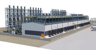 GAS POWER PLANTS Wärtsilä 34SG gas power plant Agility and flexibility combined with high efficiency over the whole load range and in any operating profile makes this plant excellent for both