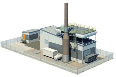 Easy-to-install, pre-built solution for power needs of 5 to 30 MW. Great fuel flexibility like the Wärtsilä 32 liquid fuel power plant.