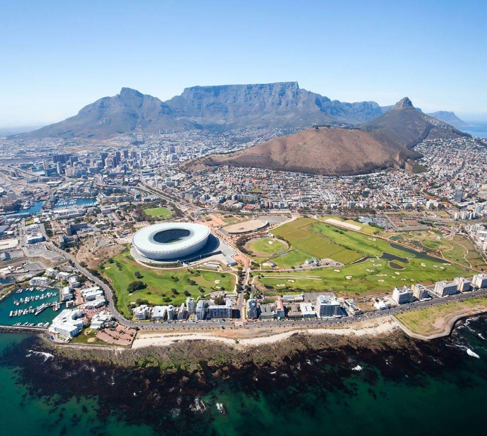 HELICOPTER TOURS There are few things as spectacular as an aerial view of Cape Town.