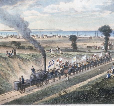 BRITISH RAILWAYS: A TIME-TRACK 1804 The first successful steam locomotive on rails transports iron across nine miles of track 1830 The first regular
