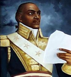TOUSSAINT L OUVERTURE Toussaint L Ouverture was a famous black freedom fighter.