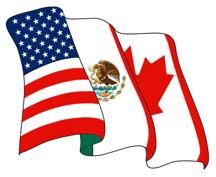 NAFTA On January 1, 1994, the North American Free Trade Agreement (NAFTA) came into effect. This was an agreement to allow free trade between Canada, Mexico, and the United States.