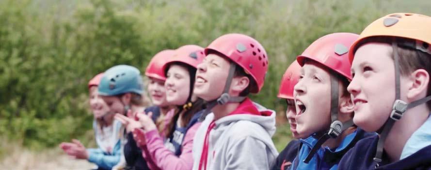 MULTI-ACTIVITY CAMPS Suitable for 8+ years Experience a fun-filled adventure Build friendships and lifelong memories Learn to survive the outdoors Let your child