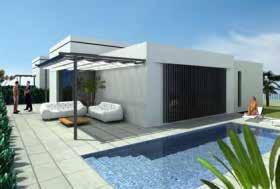 sustainable spacious detached villas on plots of 418m2.
