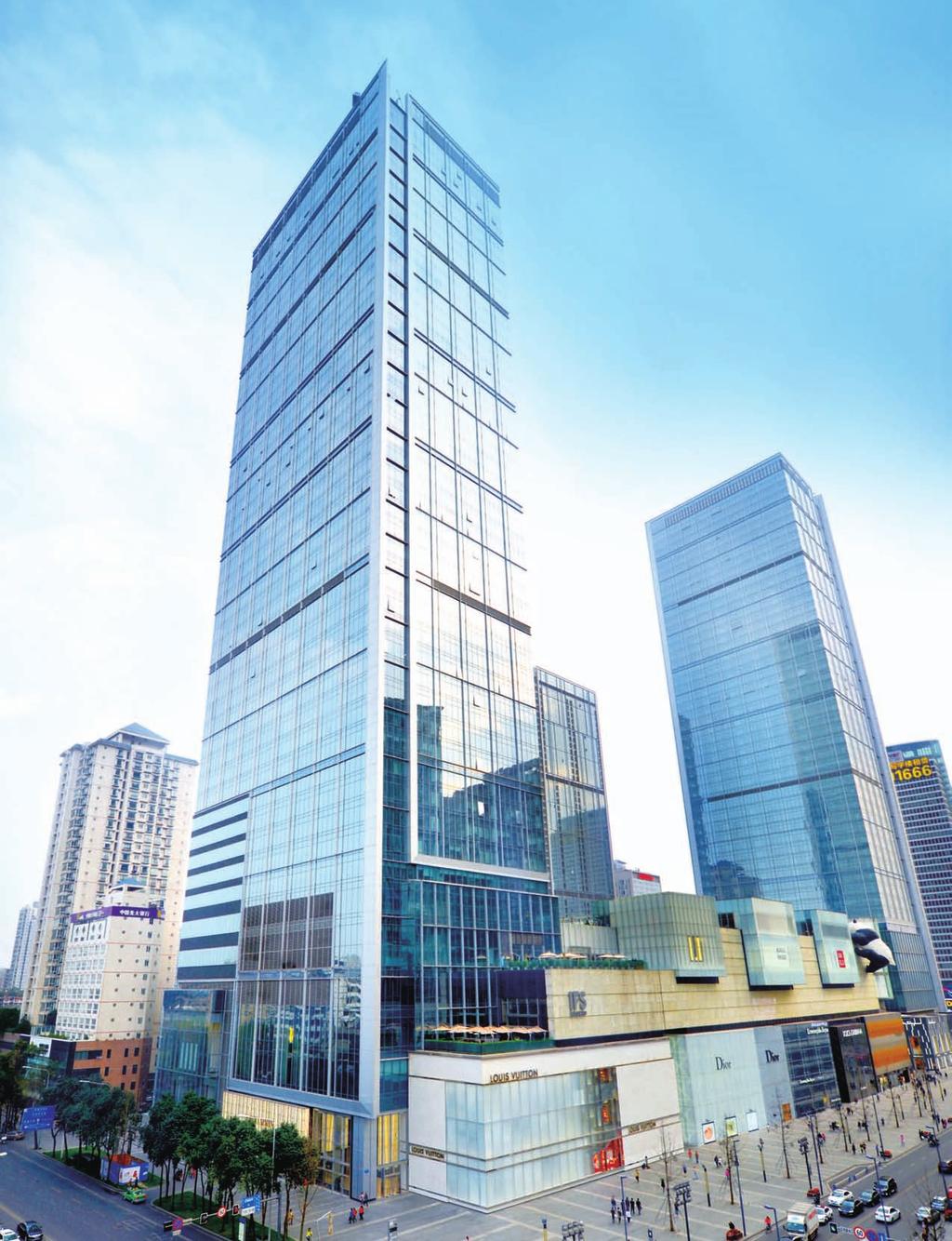CHINA INVESTMENT PROPERTIES BUSINESS REVIEW With the adverse impact of currency movements, revenue increased by 2% to HK$2,350 million and operating profit by 1% to HK$1,253 million on translation to