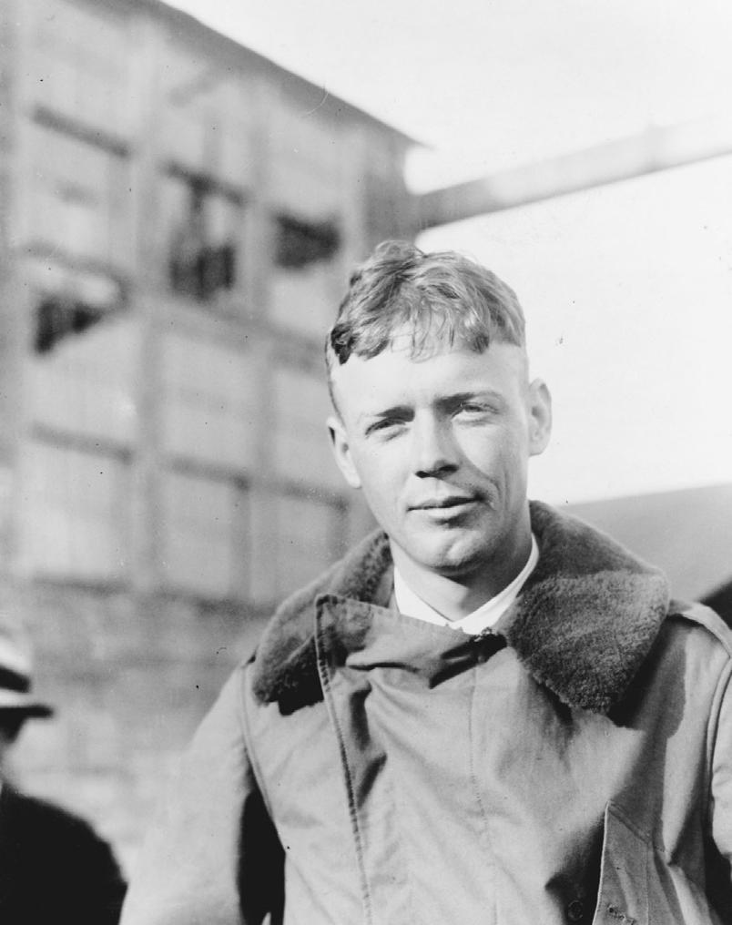 1927 Leaving from Roosevelt Field, Charles Lindbergh