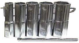 SHOWER BODY SOCKET WRENCH SET 1818106 7 piece set 1 25 - Consists of 5 two size sockets. For use on shower valves, faucets, bibbs and basin cocks, etc.
