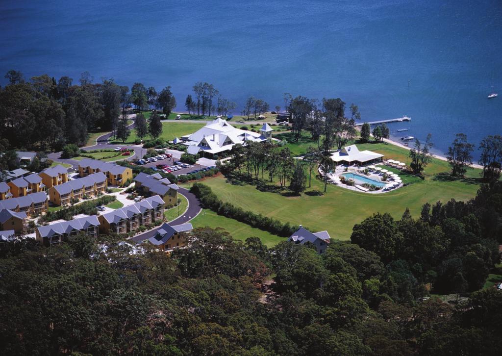 WE DELIVER 03 Raffertys Resort is situated on a narrow peninsula between Lake Macquarie and the Pacific Ocean, an easy 90