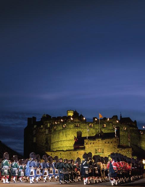 Ireland, Scotland & Wales with Optional Edinburgh Military Tattoo* delight 8 days Roundtrip from London Inverness/Loch Ness Discover the famous Royal Edinburgh Military Tattoo at Edinburgh Castle,