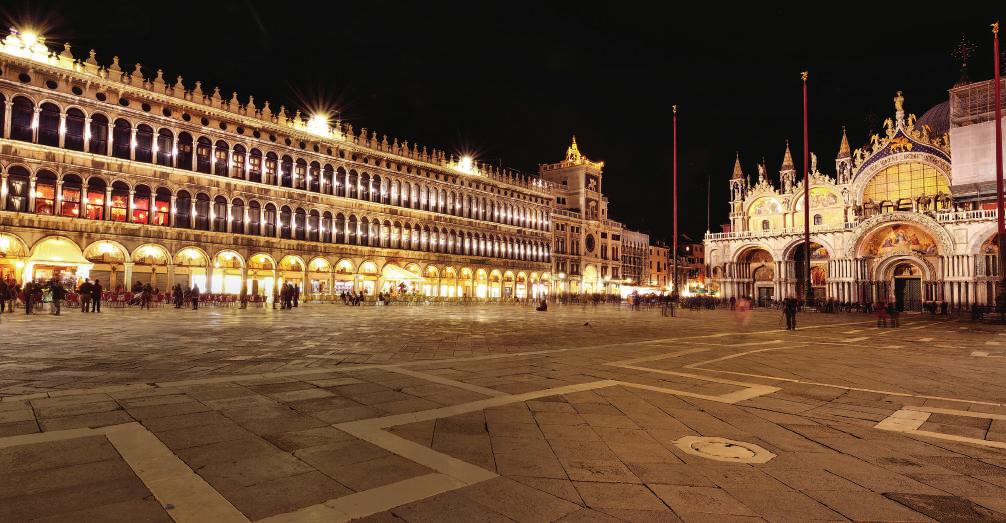 dazzle St. Mark s Square, or Piazza San Marco, is one of the most famous and beautiful Piazzas in the world. The center of Venetian life, it s always abuzz with activity and history.