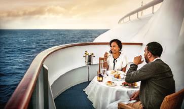 timeless indulgences While cruising the breathless shores of Europe, you ll discover our range of authentic flavors is as limitless as the sea.