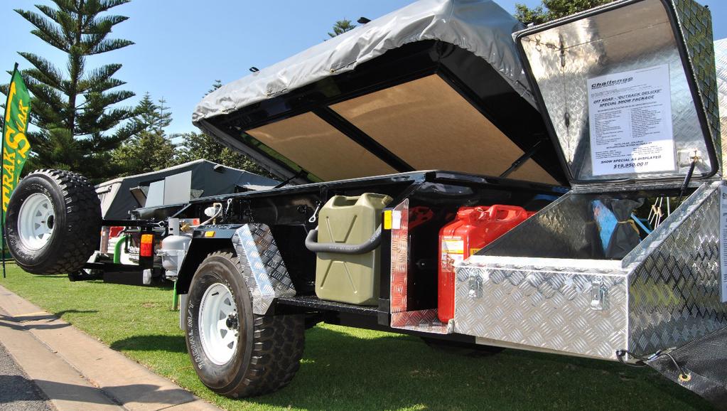 Extended Drawbar with provision for extra Jerry Can storage