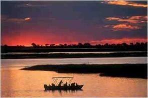 Chobe River. Here you can book a river safari.