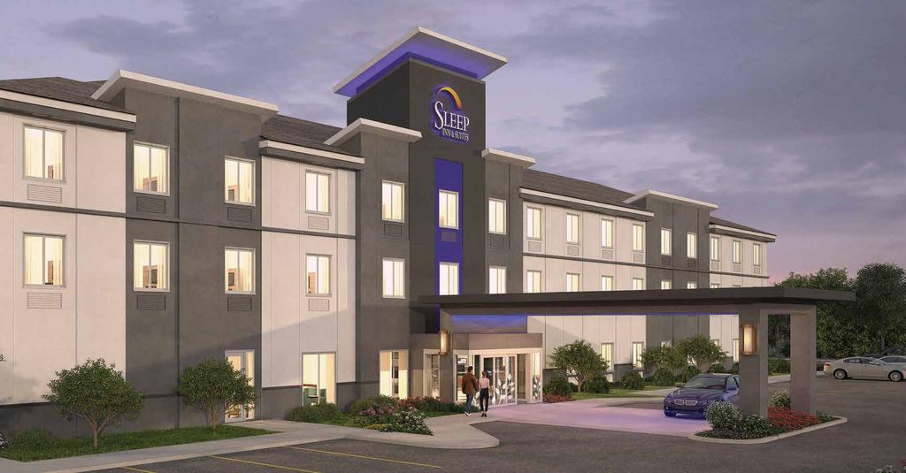 As an all-new construction brand with 525+ locations open or under development, Sleep Inn stands out in the midscale lodging segment with its simply-stylish, less is more, design-driven approach.