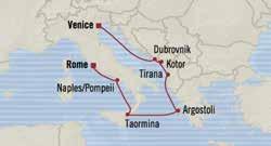 $400 Shipboard Adriatic Medley VENICE to ROME 7 days Oct 23, 2019