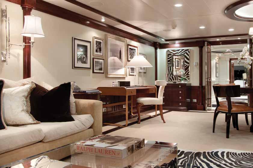 Suites & Staterooms The geerous dimesios of our suites ad staterooms afford the ultimate i luxury. Iteriors are decorated with traditioal hardwoods, rich fabrics, fie furishigs ad origial art.
