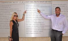 Friends Worldwide Orin Wilf, son of American Society Chairman Leonard Wilf, visited Yad Vashem with Kimberly Cooper.