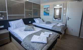1790 EUR VIP CABIN (RQ) 1690 EUR 1890 EUR SUPER VIP CABIN (RQ) 1790 EUR 1990 EUR Single supplement nett +30% +50% 3rd bed reduction (adult) - 30% 3rd bed