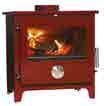 Mendip Enamels The Mendip 5 & 8 burning enamel stove embodies all the qualities of this small but powerful stove.
