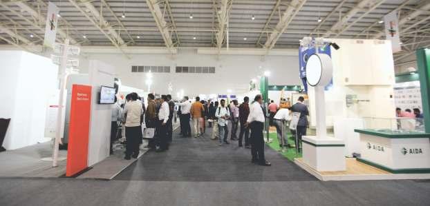 The exhibition attracted a large number of business