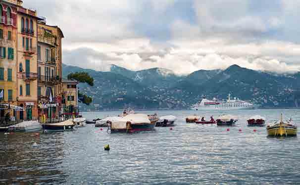 Portofino, Italy YACHTSMAN S HARBORS OF THE RIVIERAS BARCELONA TO ROME, or reverse, 7 days Enjoy the world s premier yachting playgrounds in a beautiful small ship that feels like your own private