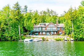 Islad REAL ESTATE BEAUTIFUL Witer Harbor, Tuftoboro Waterfrot home sits 20 from the shore of Lake Wiipesaukee.