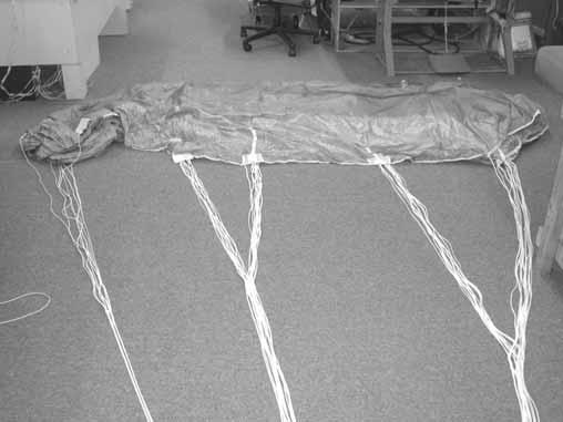 TMAN-003 - MAR 2005 - REV A SECTION: PACKING FLAT PACKING INSTRUCTIONS FOR MS-360-M2 MAIN PARACHUTE OVERVIEW If the rig manufacturer specifies a packing method other than the ones shown, and the rig