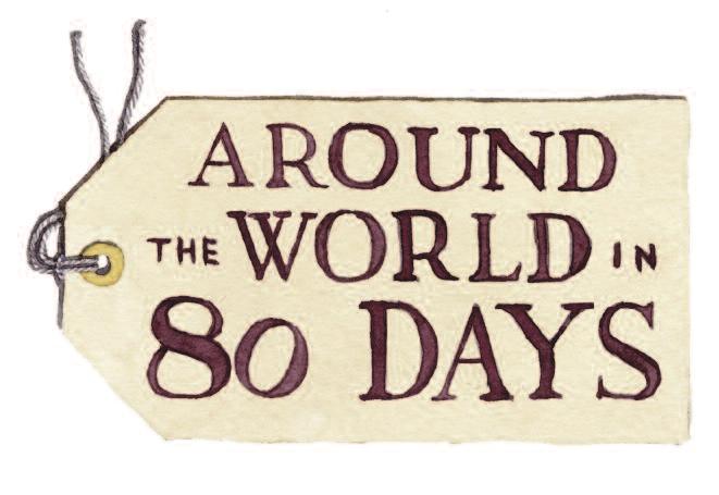 Jules Verne's exciting tale of Victorian travel, Around the World in Eighty Days, has been selected for the South West Great Reading Adventure.