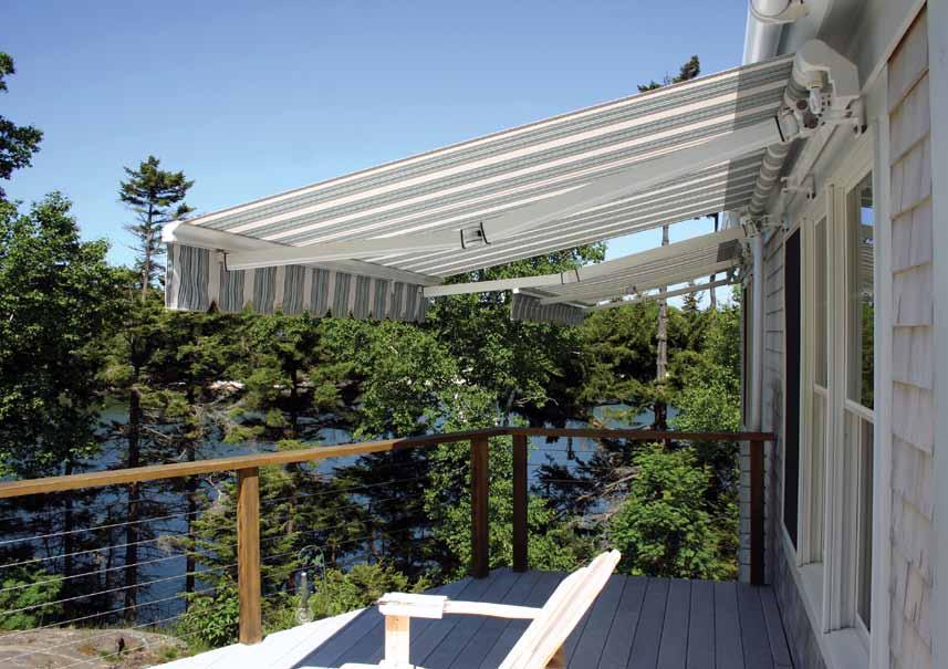 Recommended for motorized awnings.