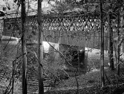 208 60 hikes within 60 miles: atlanta A historic covered bridge crosses to Indian Island.