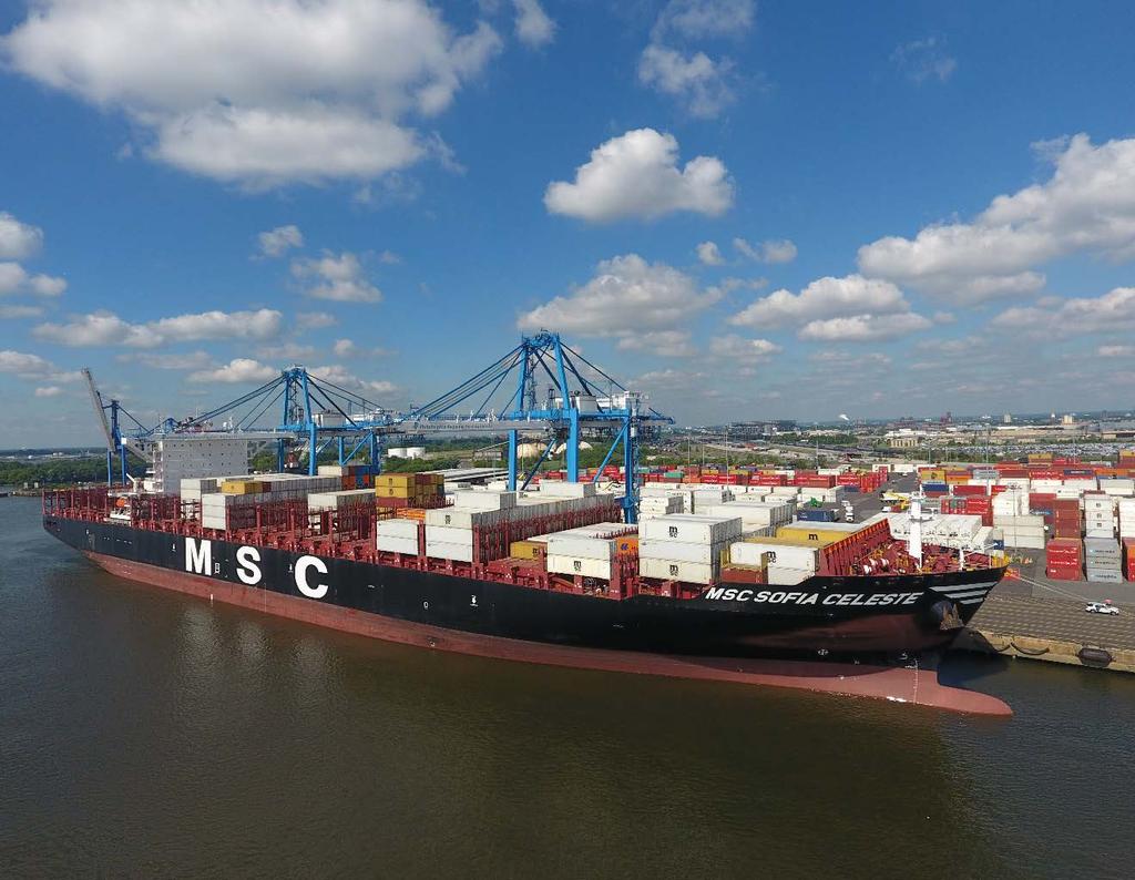 Marketing Update First call of neo-panamax vessel MSC