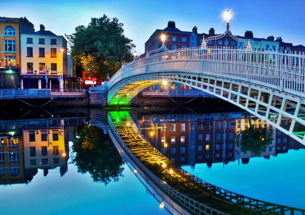 DREAM ESCAPE A FAMILY ADVENTURE IN IRELAND Ha Penny Bridge Symbol of Dublin Day One: Arrival into Dublin Cead Mile Failte!