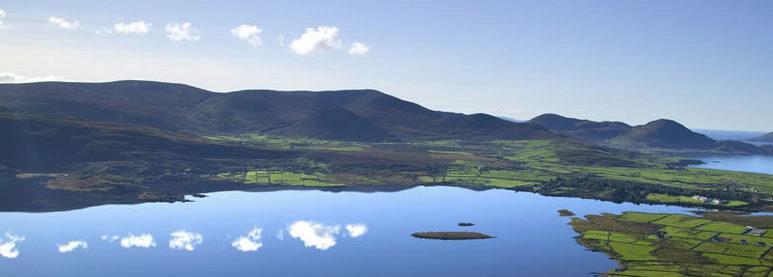 The Enchanting Ladies View on the Ring of Kerry Day Eight: Vistas of Kerry from the air and the land Today board a privately-chartered helicopter at Kerry Airport to experience a 'Bird's Eye view' of