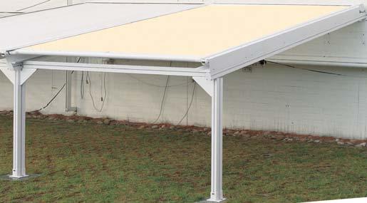 Solar shading without glass Conservatory Awnings markilux RS-8000 Frame System The sturdy