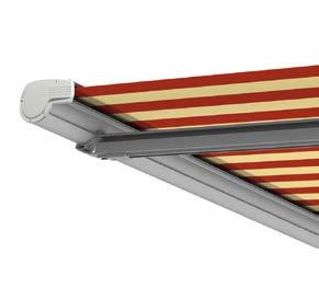 For under or over Glass roof awnings from