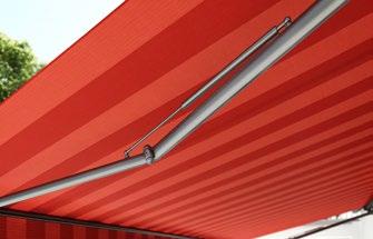 This makes this awning a visual highlight, which will lose none of its magnificence even after many years, as the corrosion-resistant stainless steel will not fail you in even